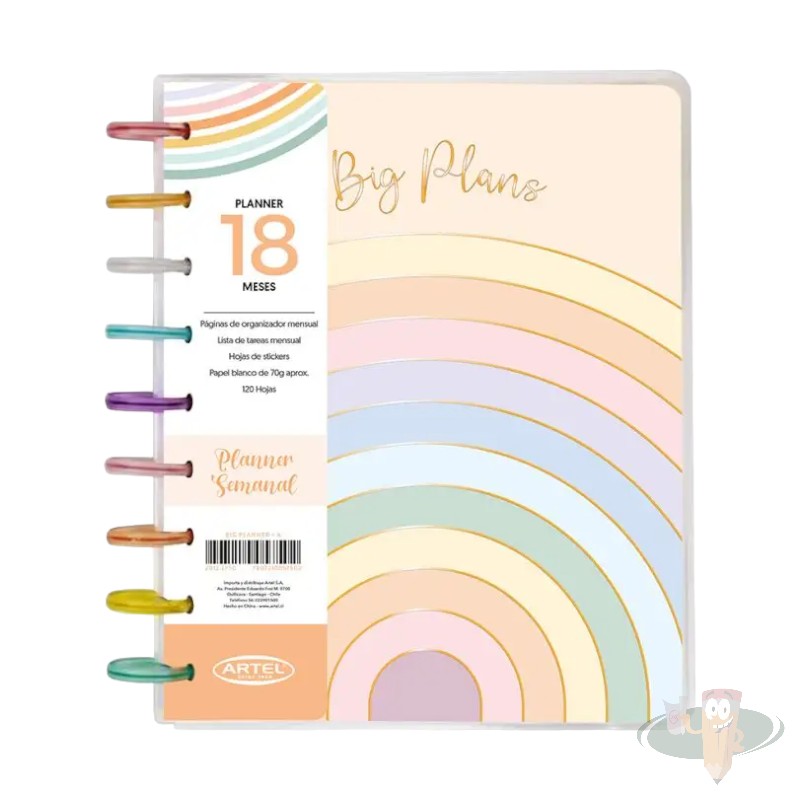 Planner bigplanner 18 meses ARTEL