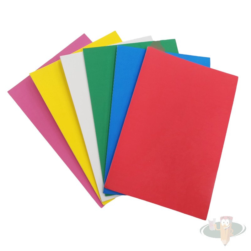 Estuche goma eva adhesiva 20x30cm 6 colores JM - Imagen 2