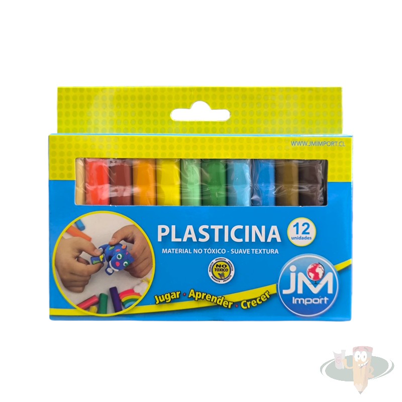 Plasticina 12 colores JM