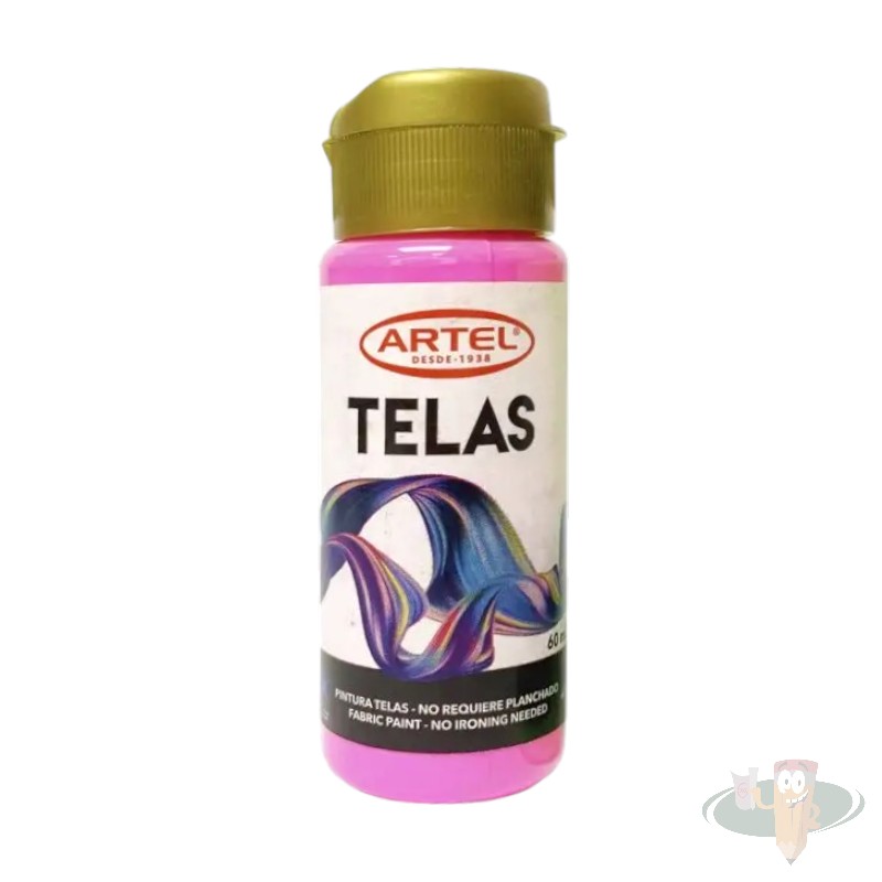 Pintura para telas 60ml rosado ARTEL