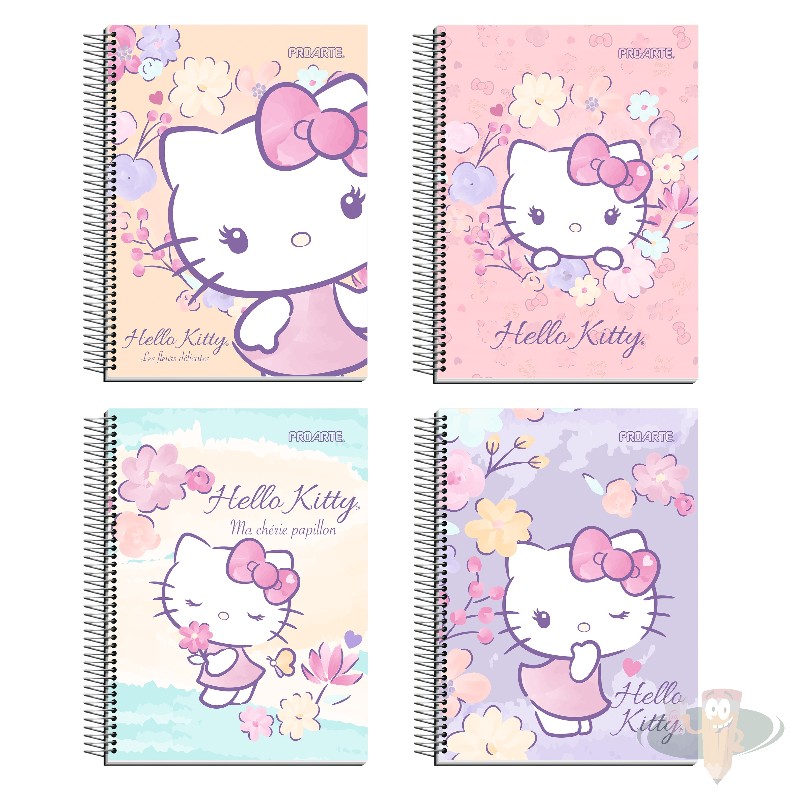 Cuaderno carta triple matemática 7mm 150 hojas diseño hello kitty PROARTE